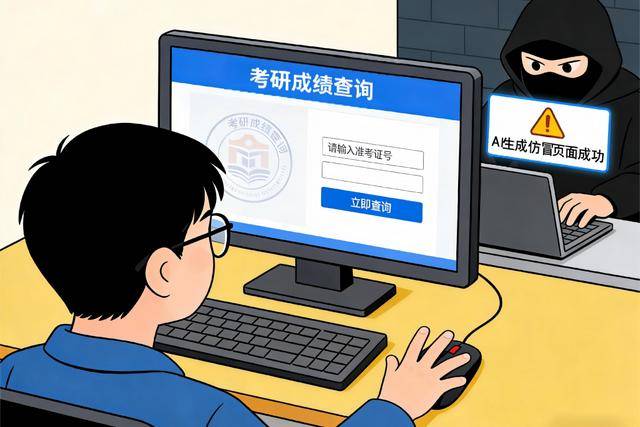 考研查分必看！警惕這四類典型網路安全風險