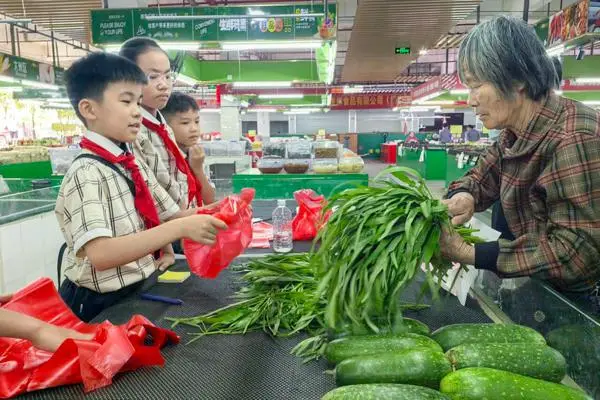 南寧市鑫利華小學開展種植義賣綜合實踐活動