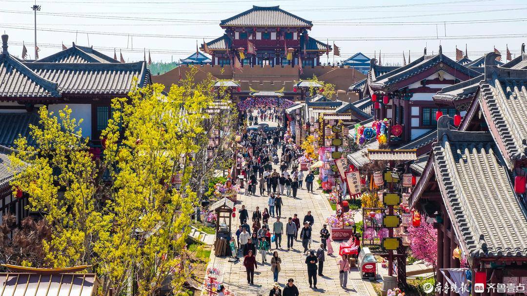 山東樂陵：清明假期首日 影視拍攝地遊人如織