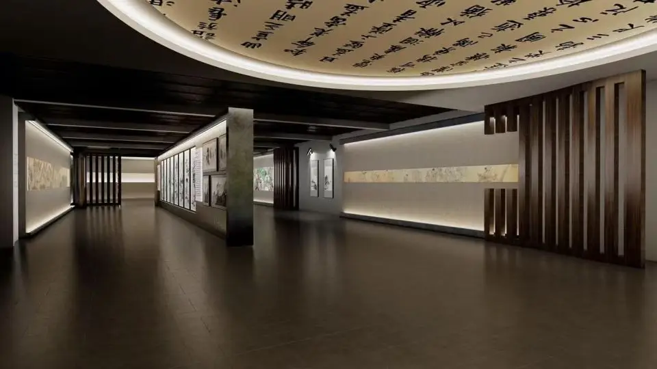 陝西博覽館裝修施工，陝西展廳裝修設計，陝西球館裝修施工