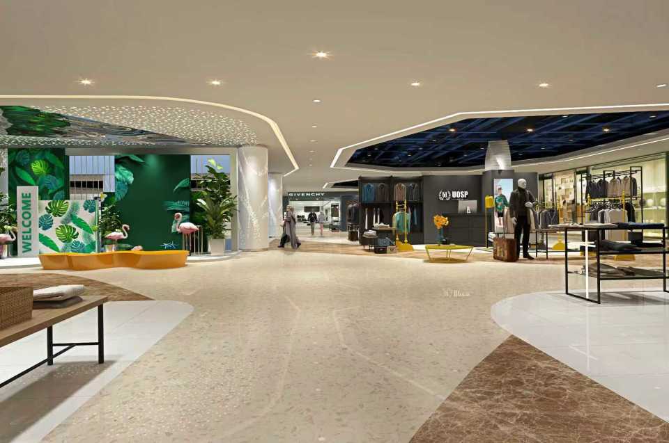 陝西商場門店裝修施工，陝西商超門店裝修，陝西生鮮超市裝修施工