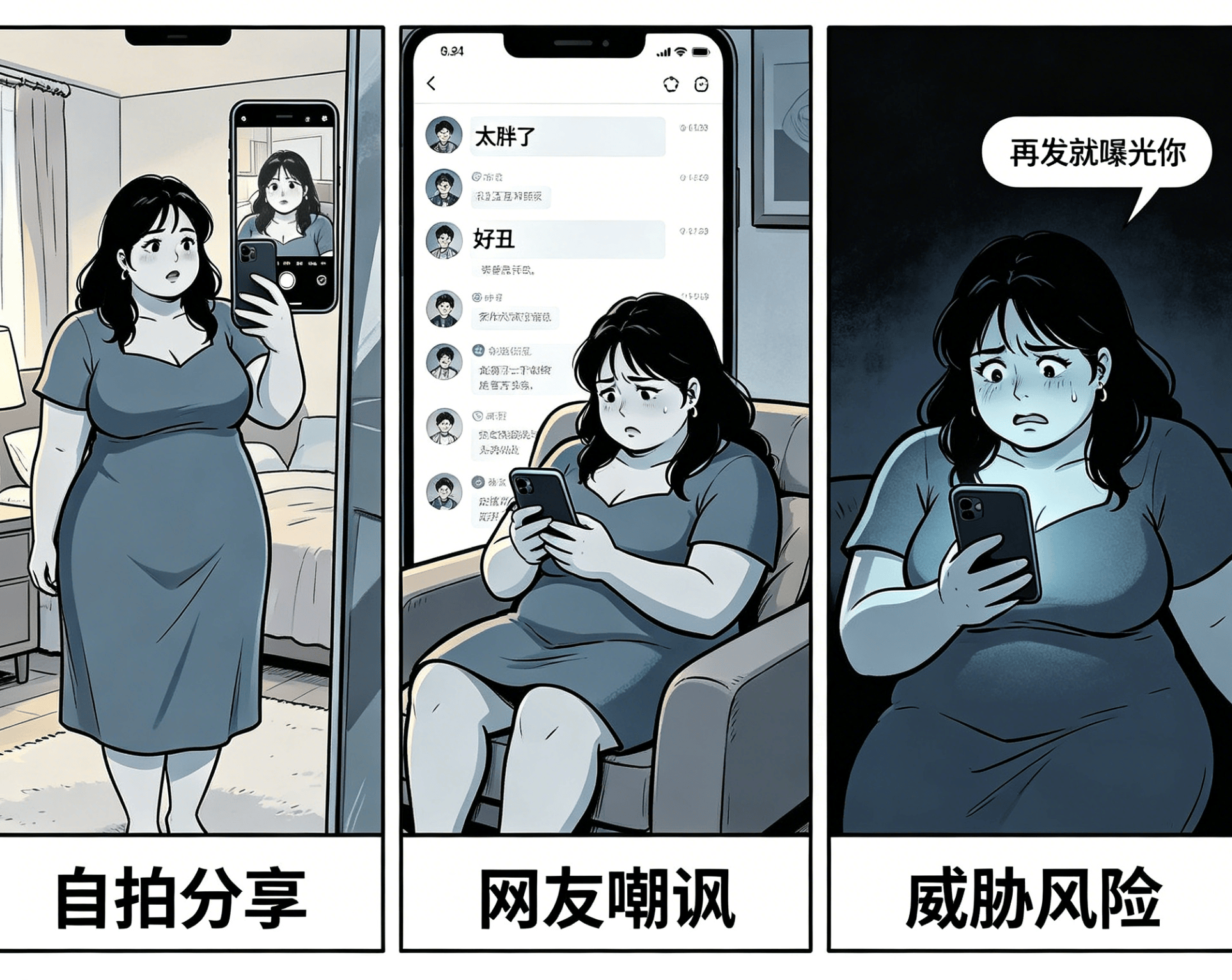 從“豐腴自拍”被嘲諷到AI換臉風險：社交媒體時代，女性該如何守護自己？