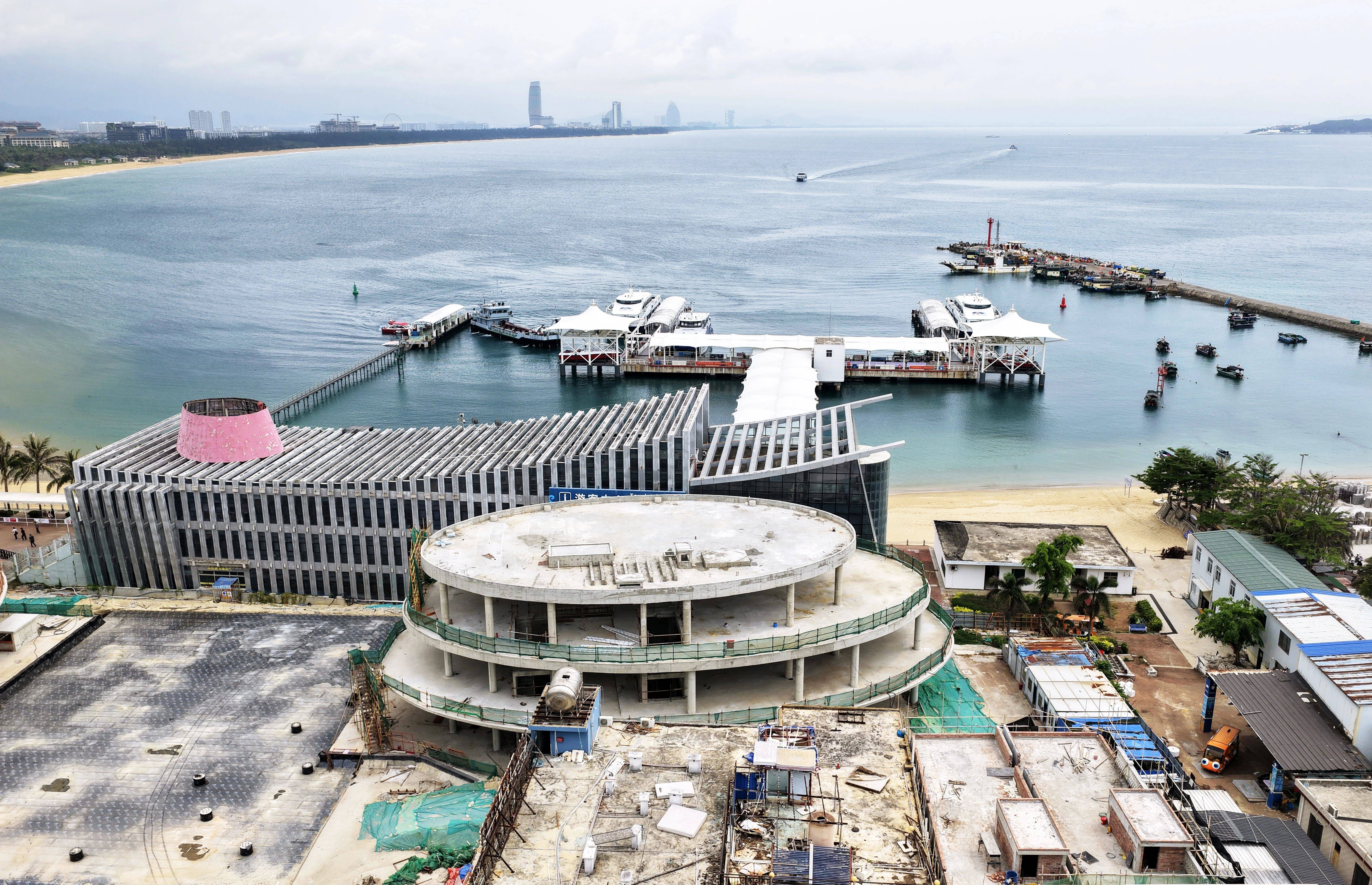 海南三亞：蜈支洲島旅遊區配套工程主體完工